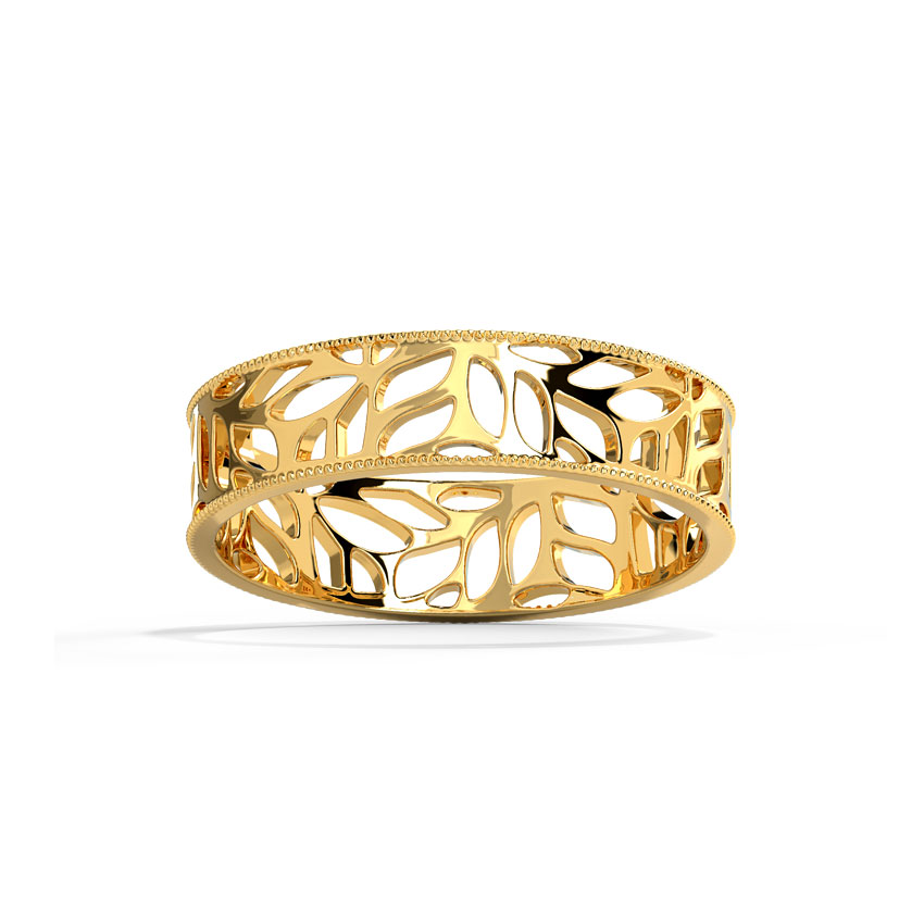 Petals Cutout Gold Band