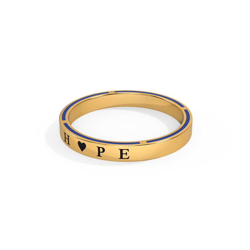 Ray Of Hope Gold Band Ray Of Hope Gold Band