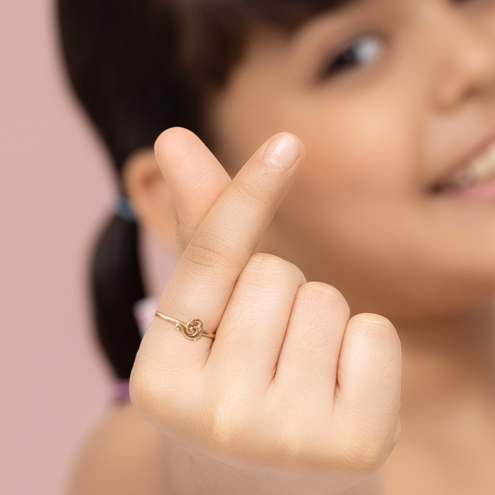 Gold Rings 18 Karat Yellow Gold Om Kids Gold Ring