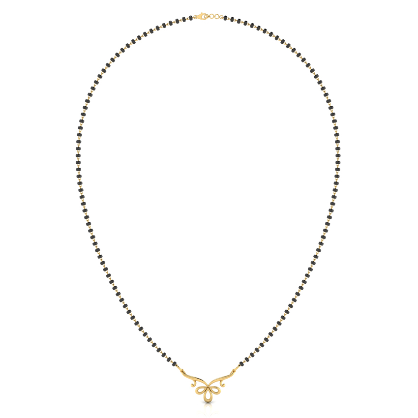Kelsy Swirl Gold Mangalsutra