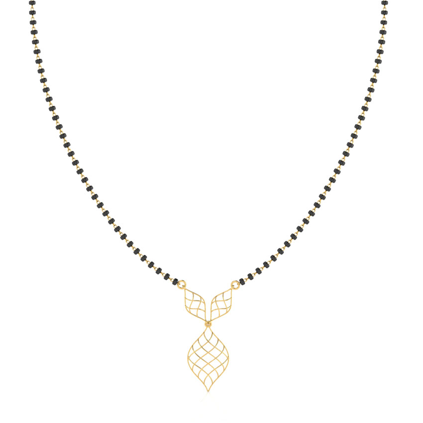 Agalya Criss-Cross Gold Mangalsutra Agalya Criss-Cross Gold Mangalsutra