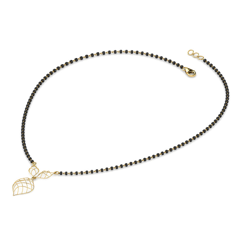 Agalya Criss-Cross Gold Mangalsutra Agalya Criss-Cross Gold Mangalsutra