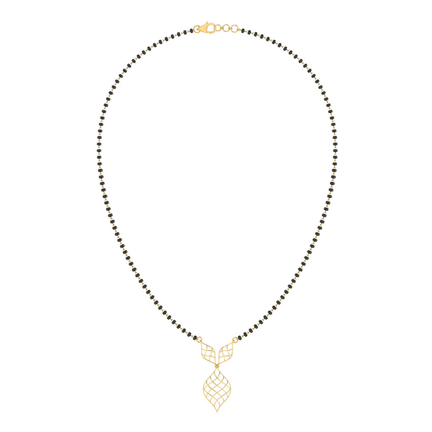 Agalya Criss-Cross Gold Mangalsutra Agalya Criss-Cross Gold Mangalsutra