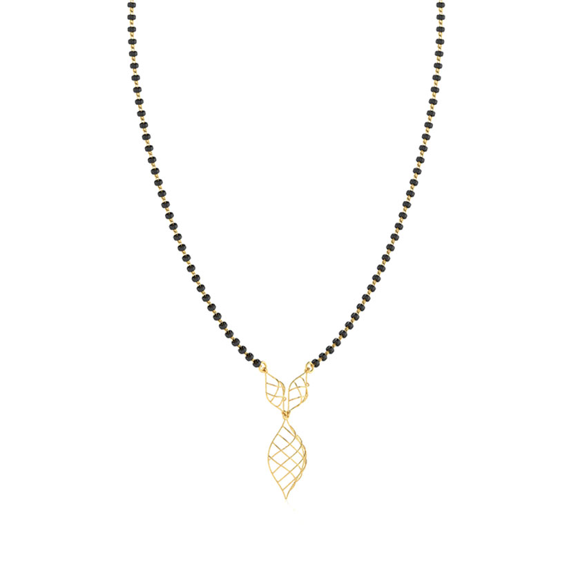 Agalya Criss-Cross Gold Mangalsutra Agalya Criss-Cross Gold Mangalsutra