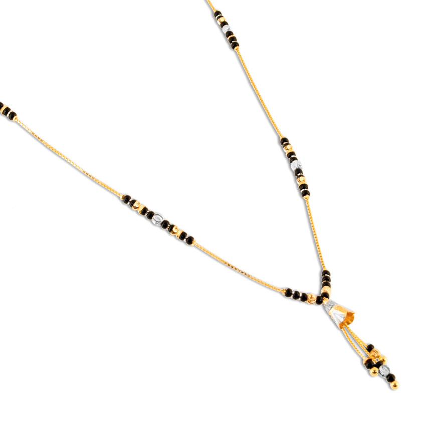 Lipi Tassel Gold Mangalsutra