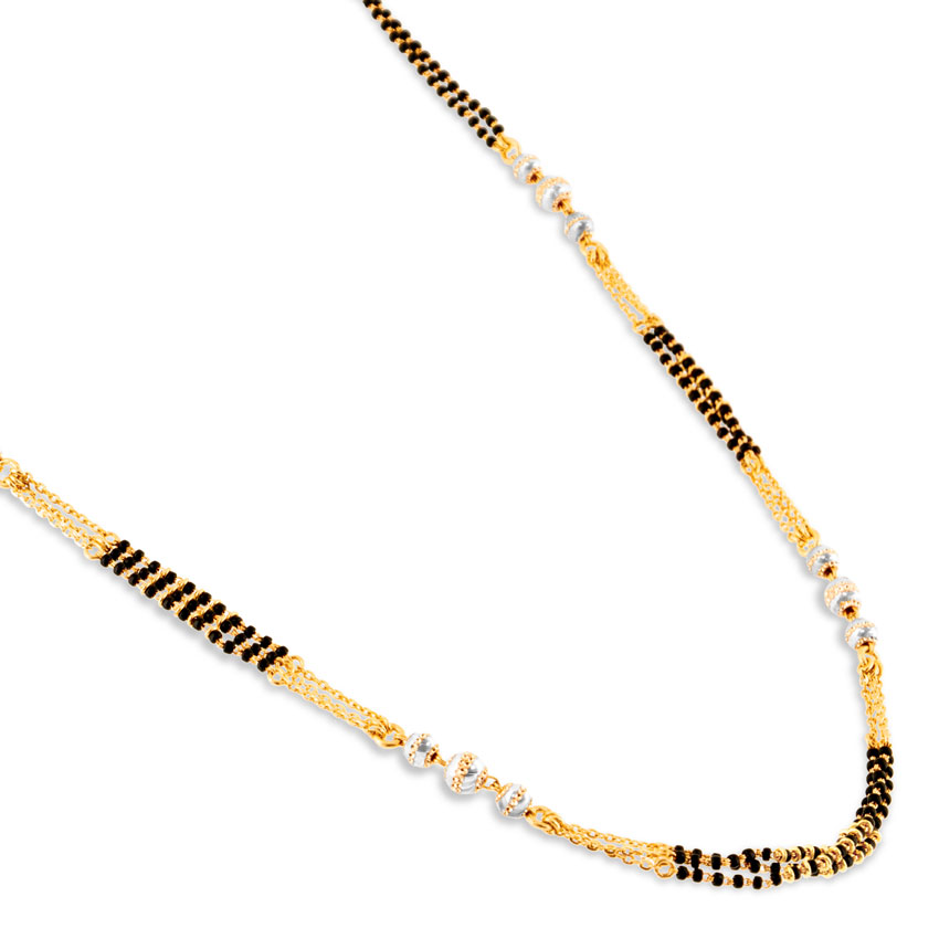 Ovia Beaded Gold Mangalsutra