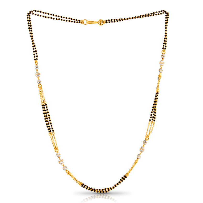 Ovia Beaded Gold Mangalsutra