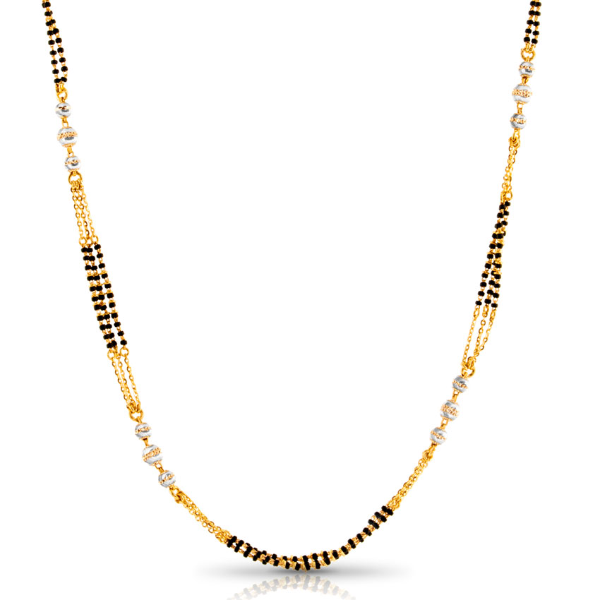 Ovia Beaded Gold Mangalsutra