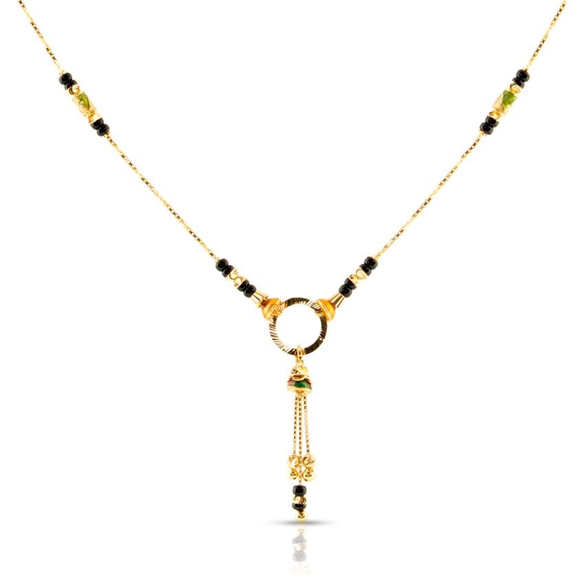 Lema Tassel Gold Mangalsutra