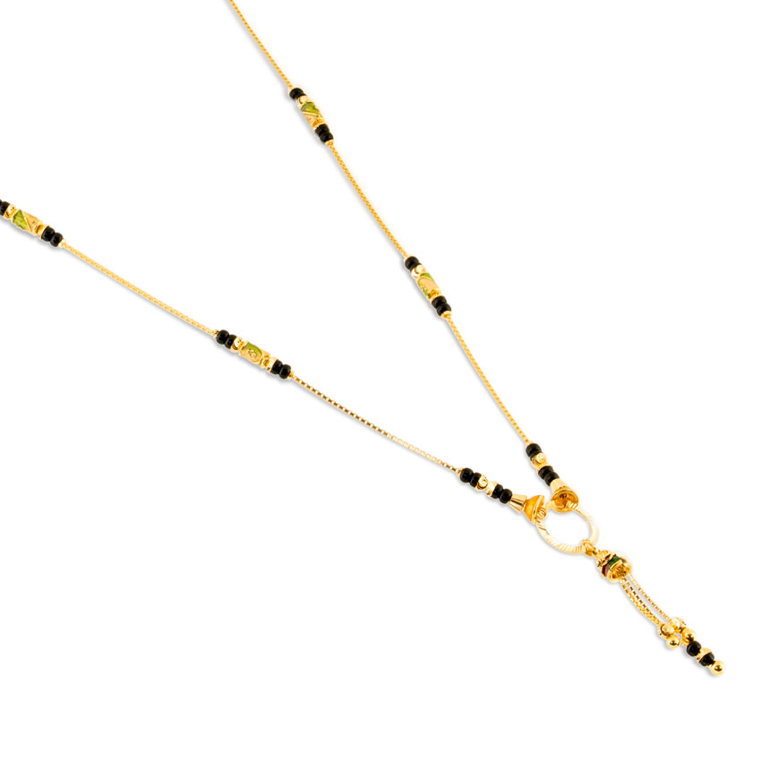 Lema Tassel Gold Mangalsutra