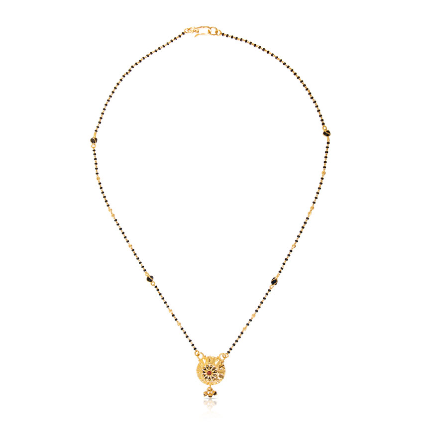 Gold Mangalsutra 22 Karat Yellow Gold Yukti  Mangalsutra
