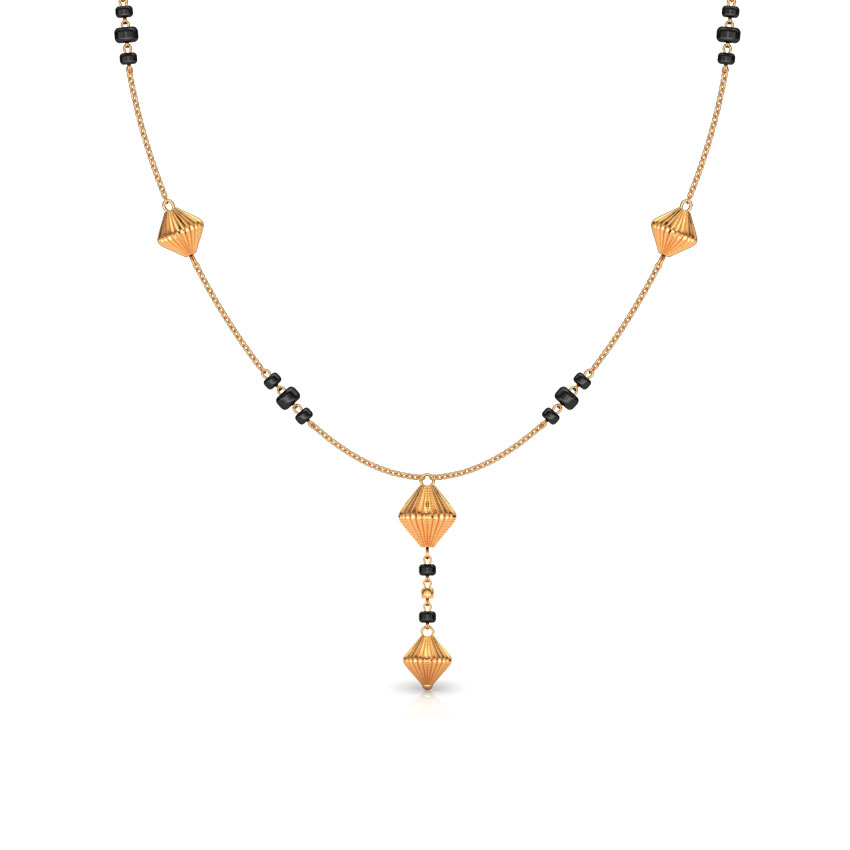 Rigged Beads Gold Mangalsutra
