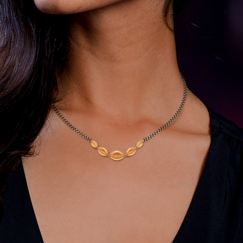 Classic Beads Gold Mangalsutra Classic Beads Gold Mangalsutra