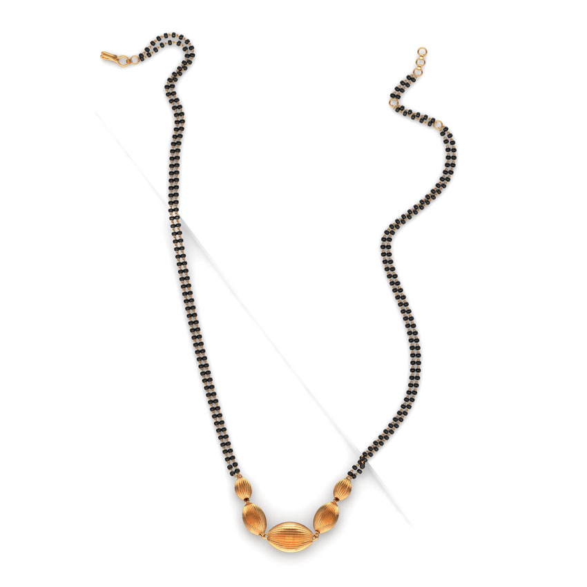 Classic Beads Gold Mangalsutra Classic Beads Gold Mangalsutra