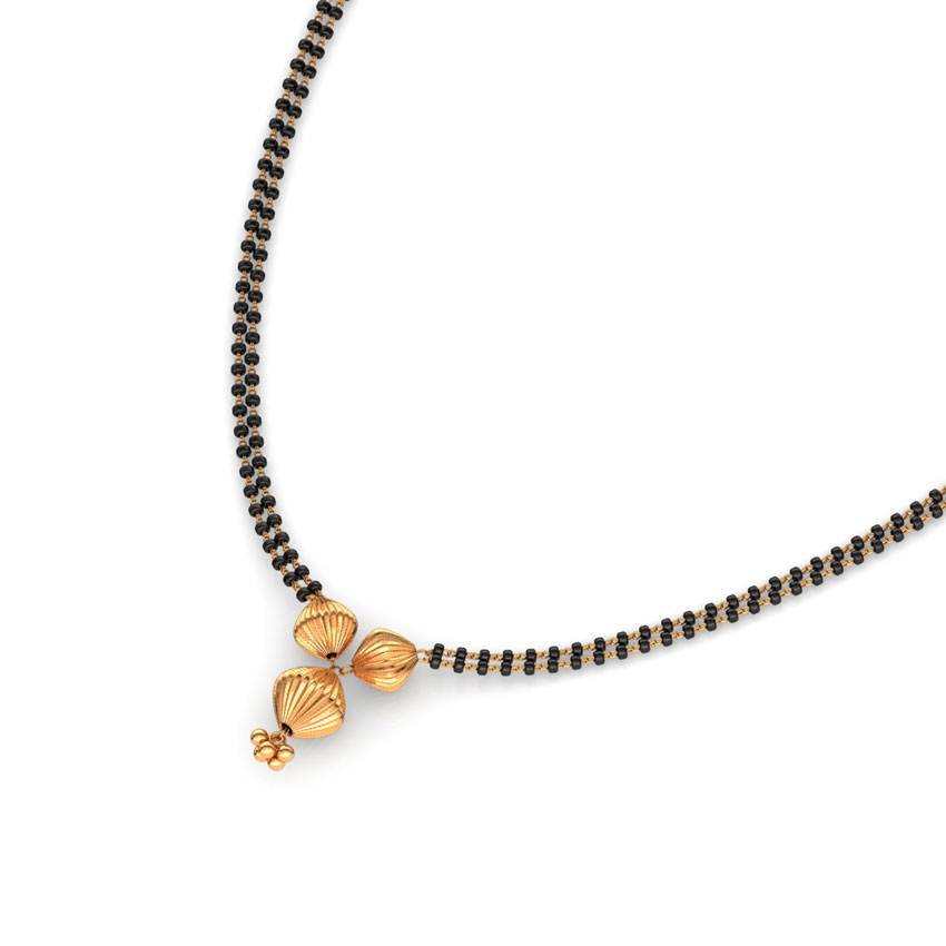 Trio Beads Gold Mangalsutra