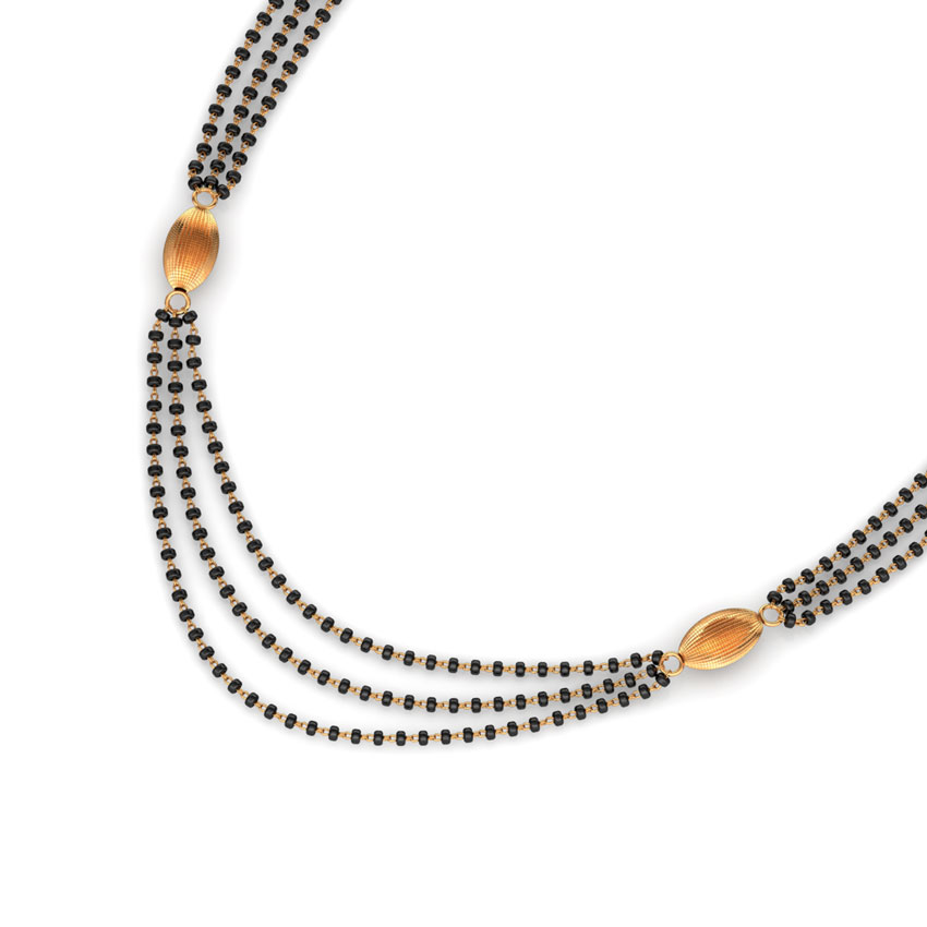 Bevy Beads Gold Mangalsutra