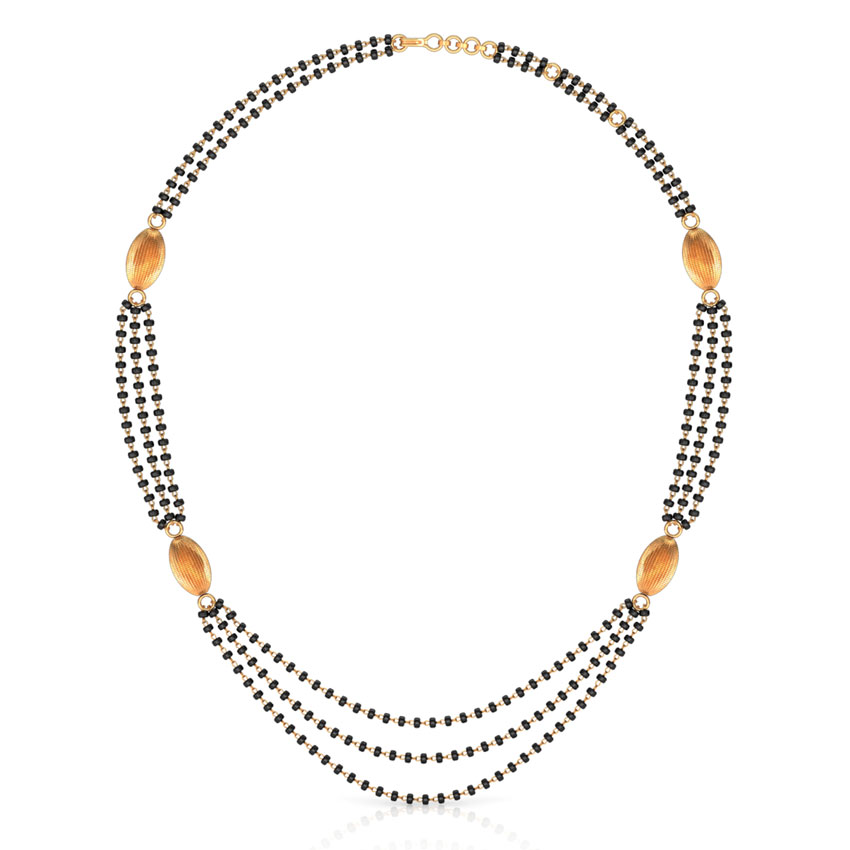 Bevy Beads Gold Mangalsutra