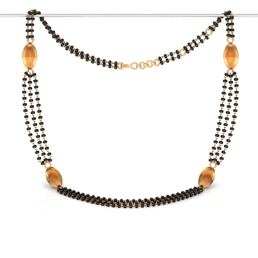 Bevy Beads Gold Mangalsutra