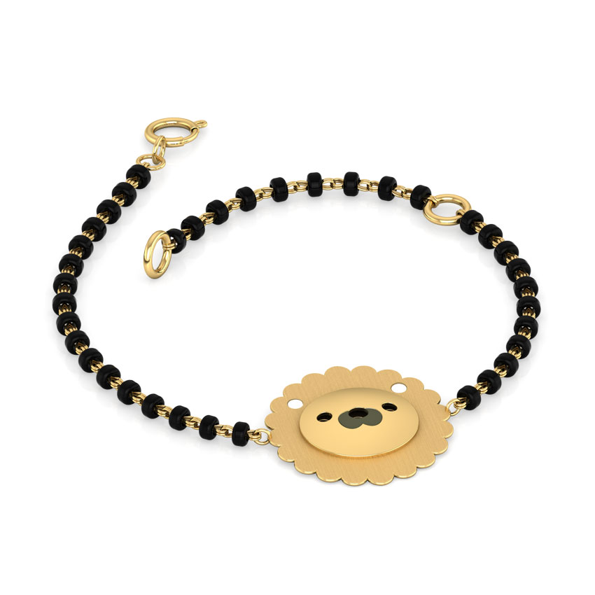 Gold Bracelets 18 Karat Yellow Gold Ariela Baby Nazaria Gold Bracelet