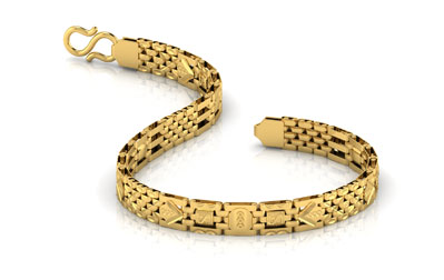 Geometric Lined Men's Bracelet