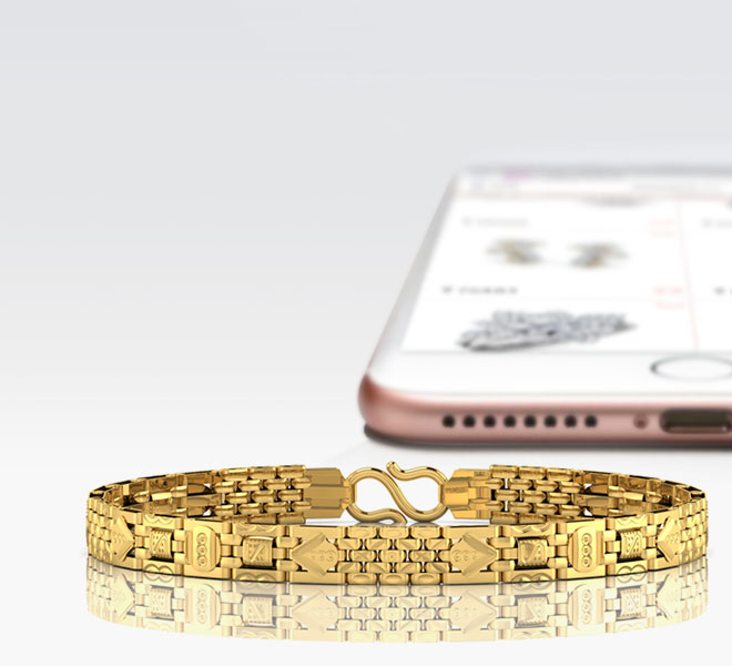 Geometric Lined Men's Bracelet