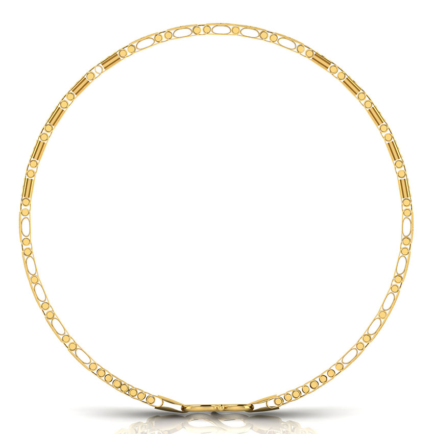 Etched Pattern Strap Men's Bracelet