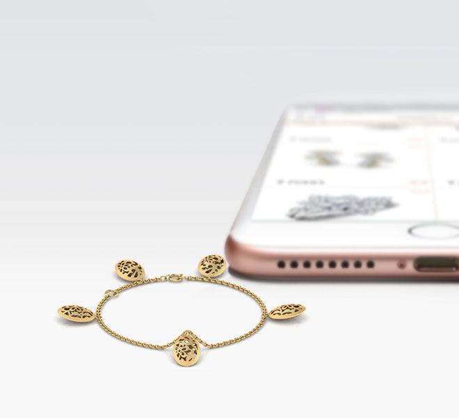 Amelia Charmed Gold Bracelet