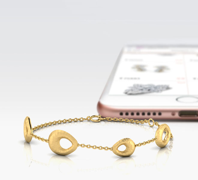 Cliona Hammered Bracelet