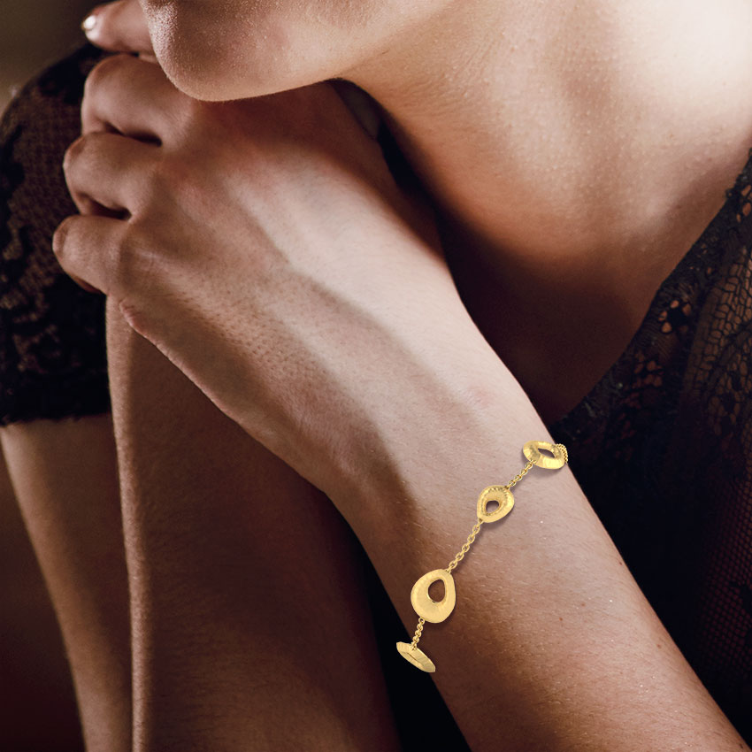 Cliona Hammered Bracelet