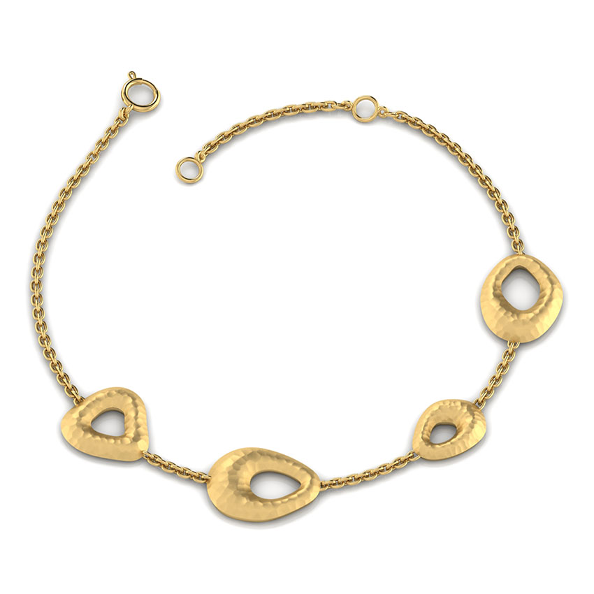 Cliona Hammered Bracelet