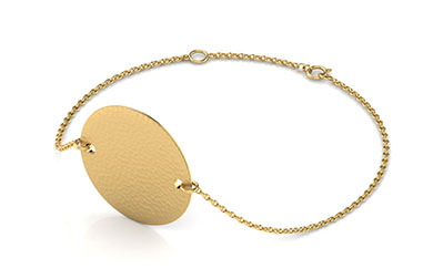 Coy Hammered Bracelet