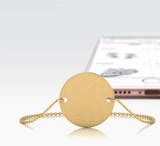 Coy Hammered Bracelet