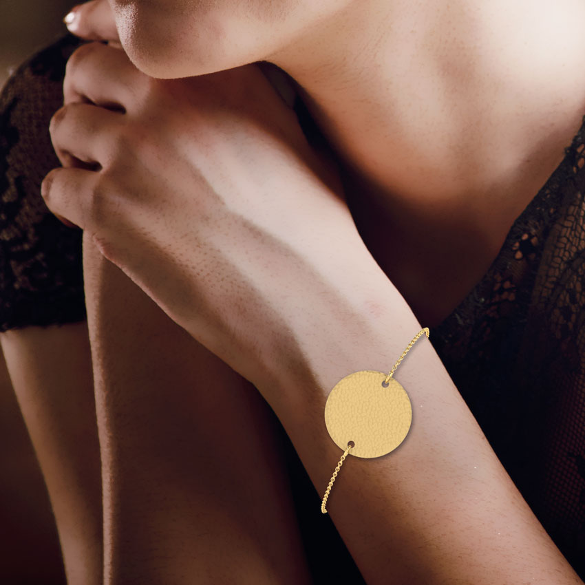 Coy Hammered Bracelet