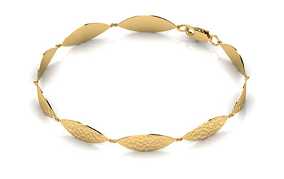 Christa Hammered Bracelet