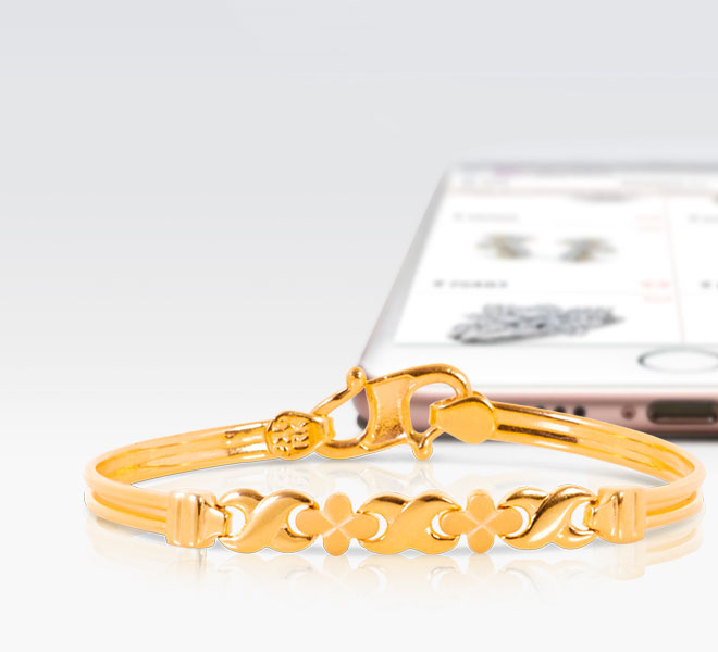 Infinity Flower Infant Bracelet