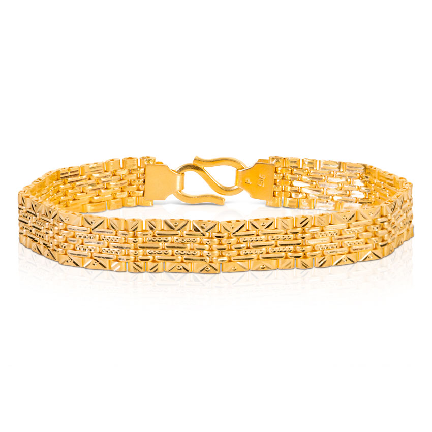 Flat Textured Bracelet