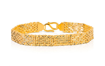 Flat Textured Bracelet