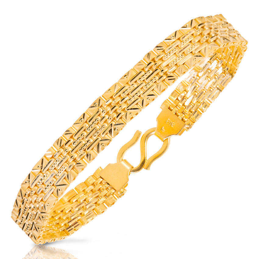 Flat Textured Bracelet