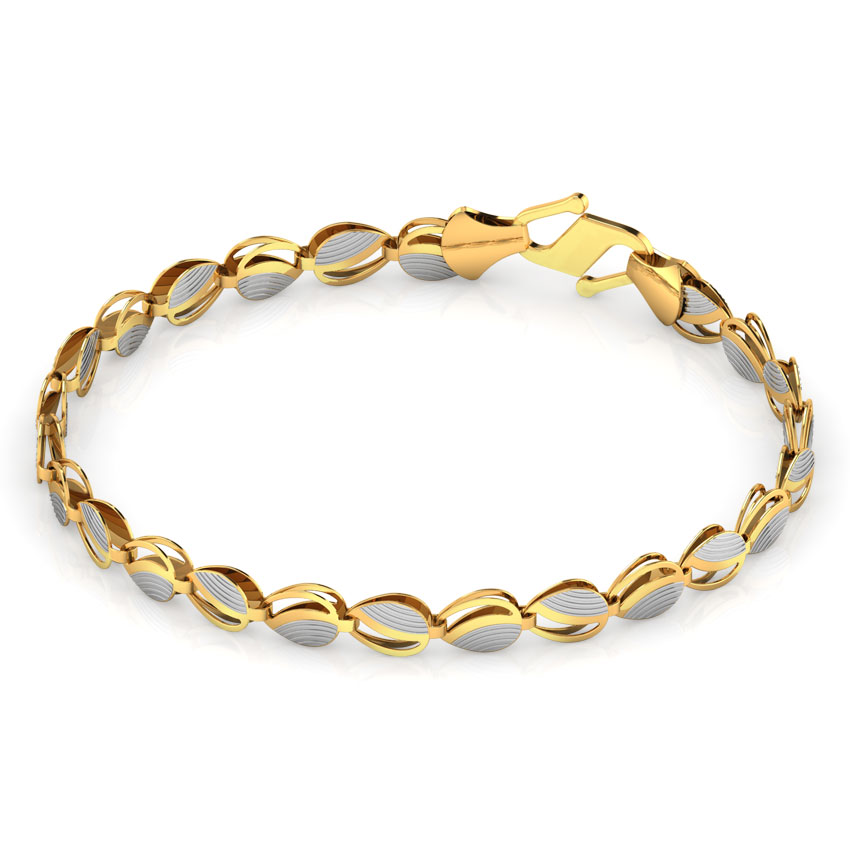 Irune Leaf Glint Bracelet