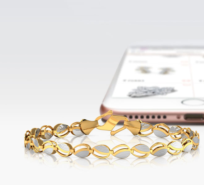 Irune Leaf Glint Bracelet