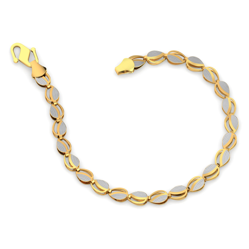 Irune Leaf Glint Bracelet