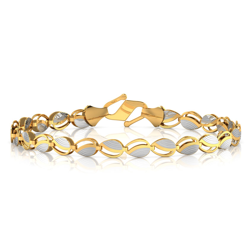 Irune Leaf Glint Bracelet