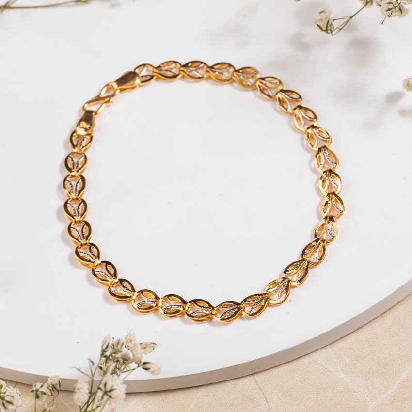 Juana Leaf Linked Bracelet