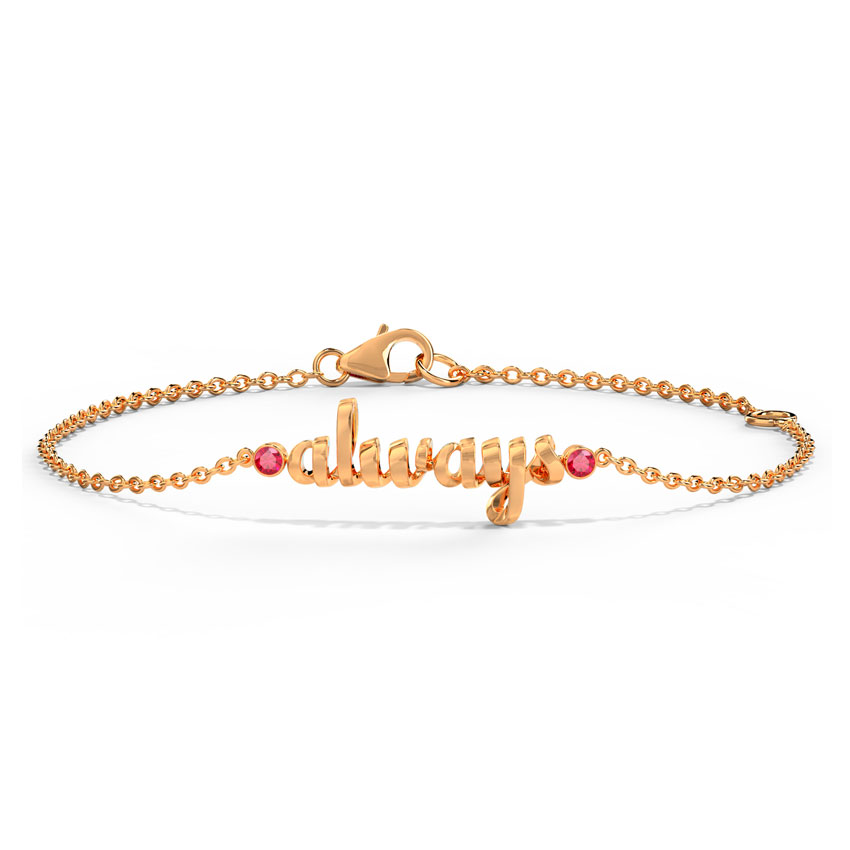 Always Cursive Bracelet