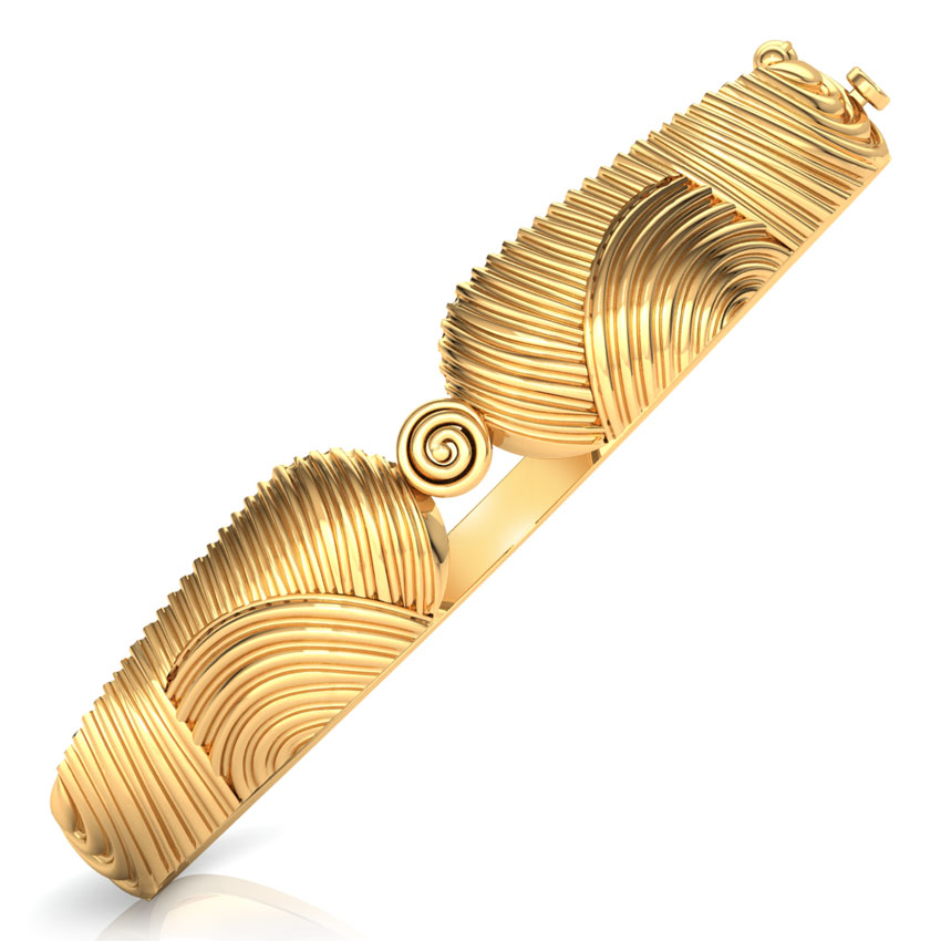 Curvature Gold Bracelet