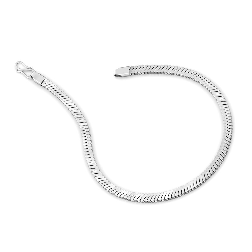 Divine Platinum Curb Bracelet