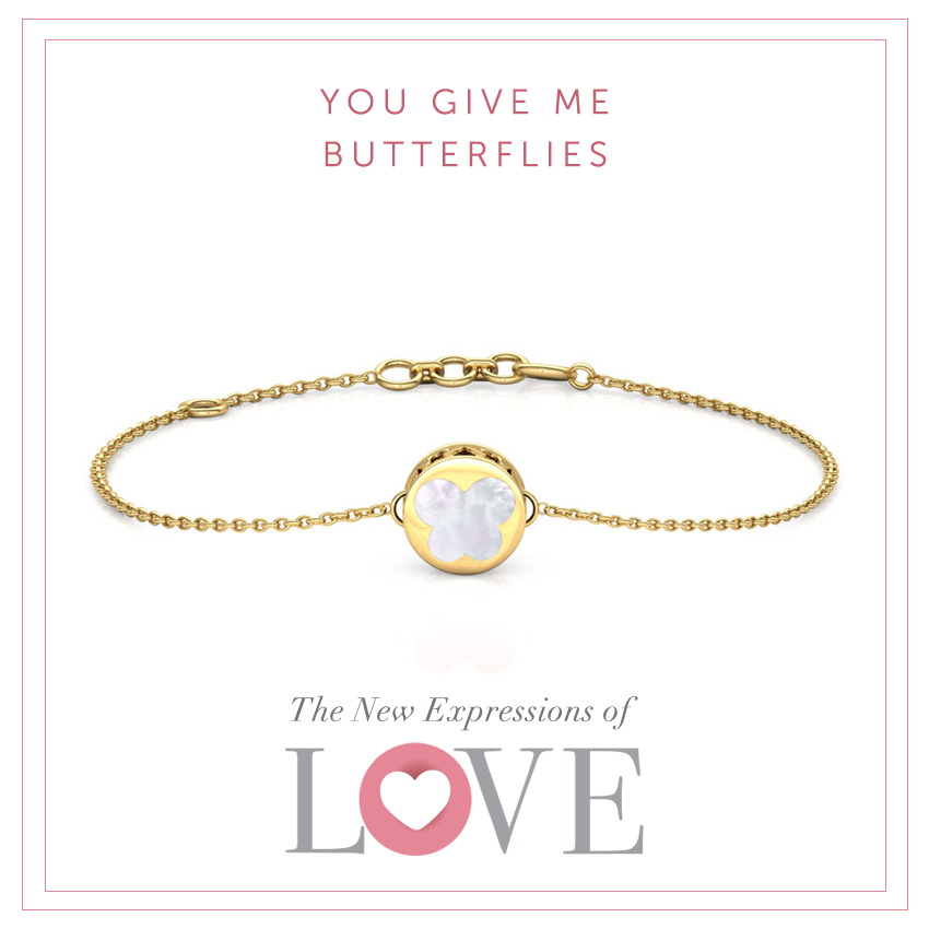 Butterfly Reversible Gemstone Bracelet