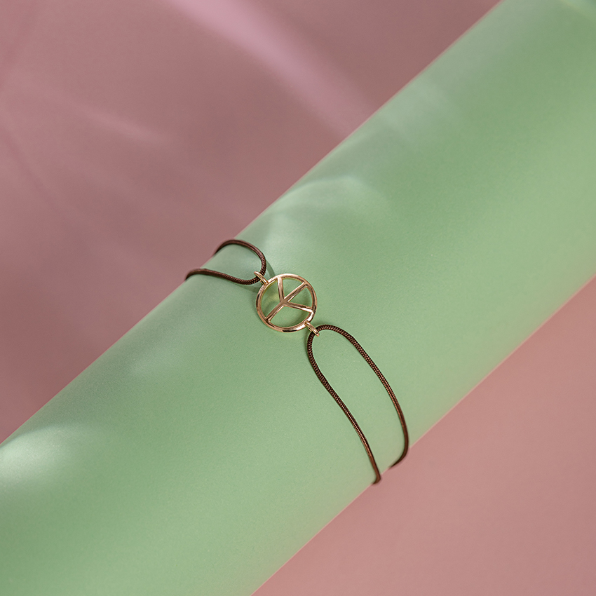 Peace Gold Bracelet Fancy Design Bracelet CaratLane