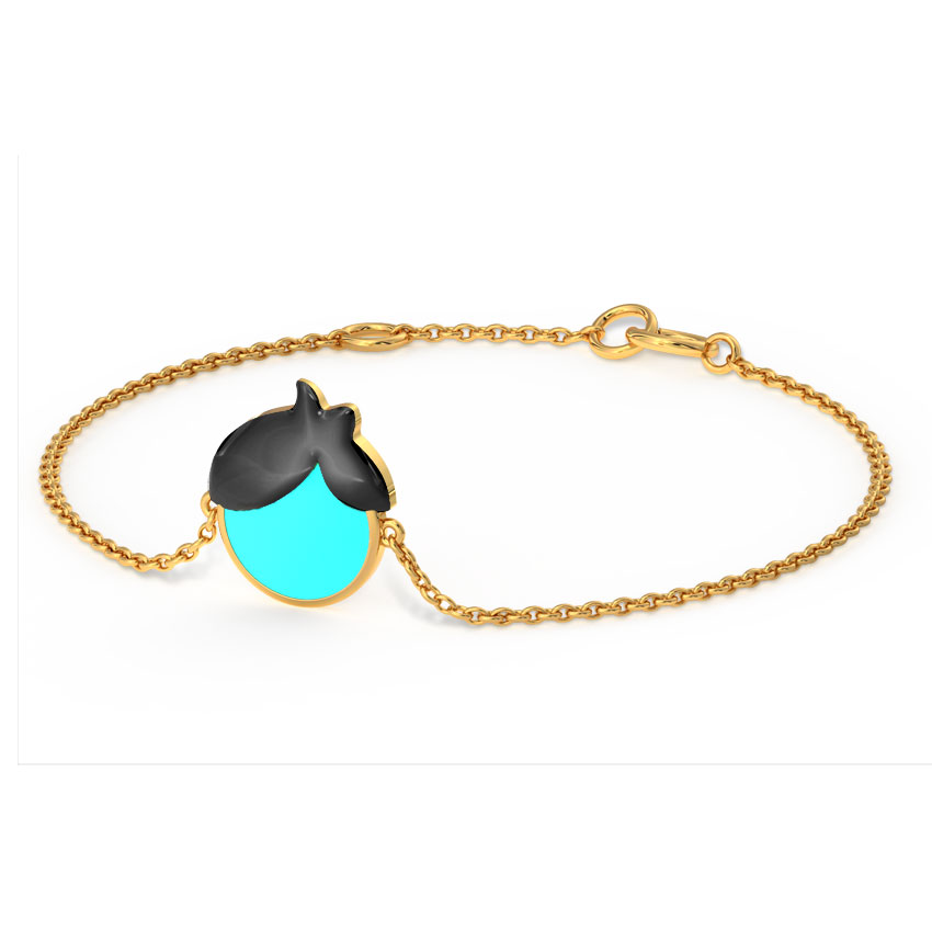 Gemstone Bracelets 14 Karat Yellow Gold Baby Boy Kids' Gold Bracelet