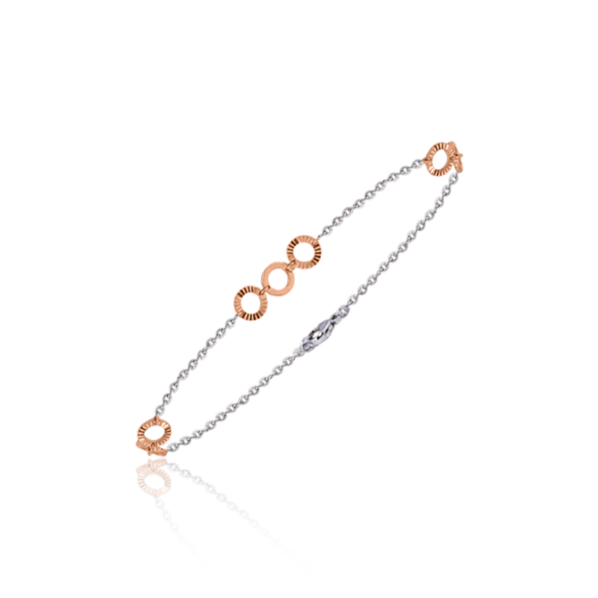 Linked Stylish Platinum Bracelet